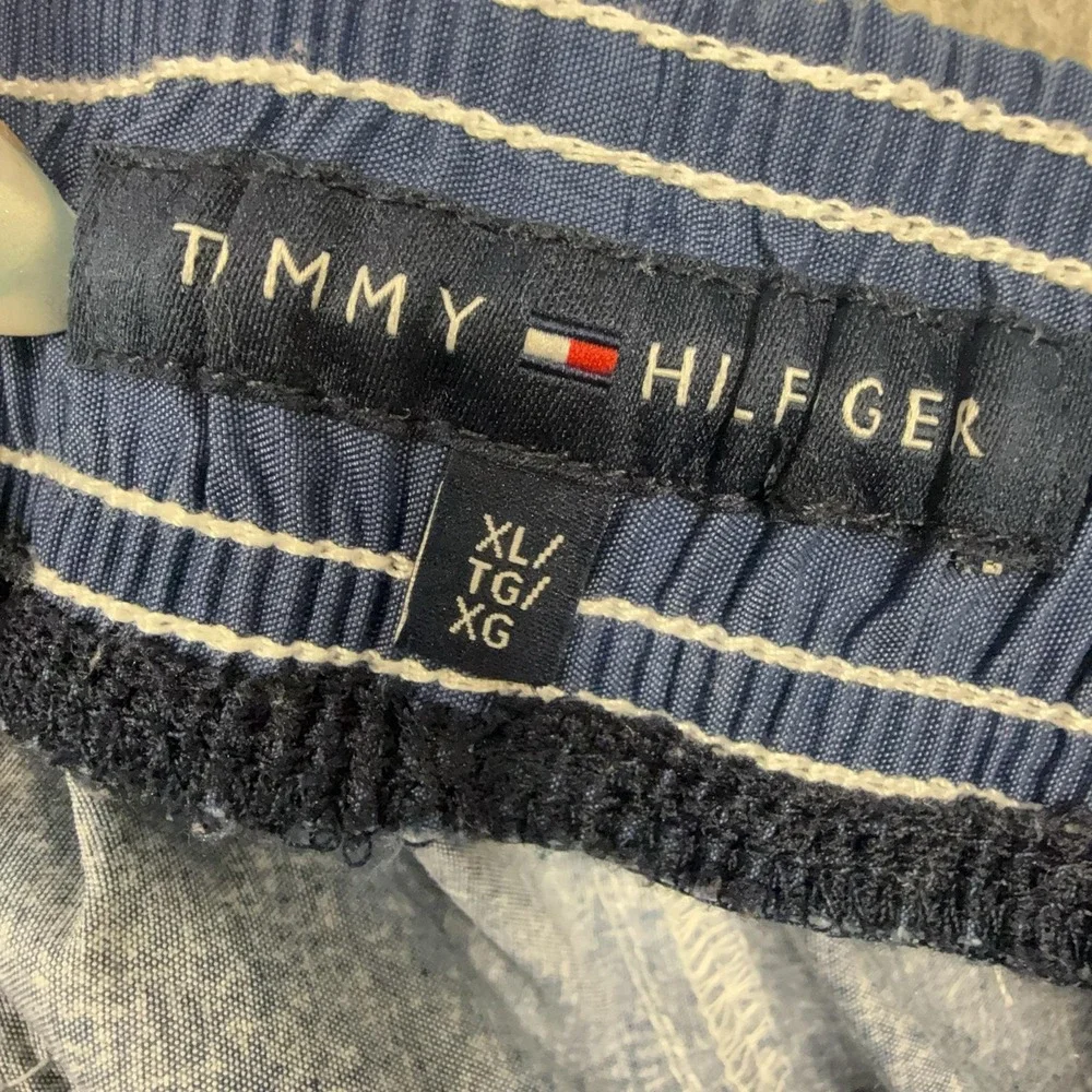 Tommy Hilfiger Swim Trunks Mens XL USA Flag Stars Elastic Waist Mesh Lined